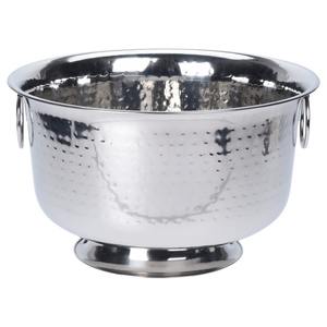 Frutal de almacenamiento de alimentos de forma redondeada chapada en plata brillante, cuenco decorativo hecho a mano para comida, postre, cuenco hondo de Metal de latón - Product Image 2