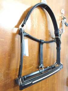 Luxe anglais selle cheval licou haute qualité Durable cristal clair chaîne à la mode Nylon cuir couronne nez joue - Product Image 4