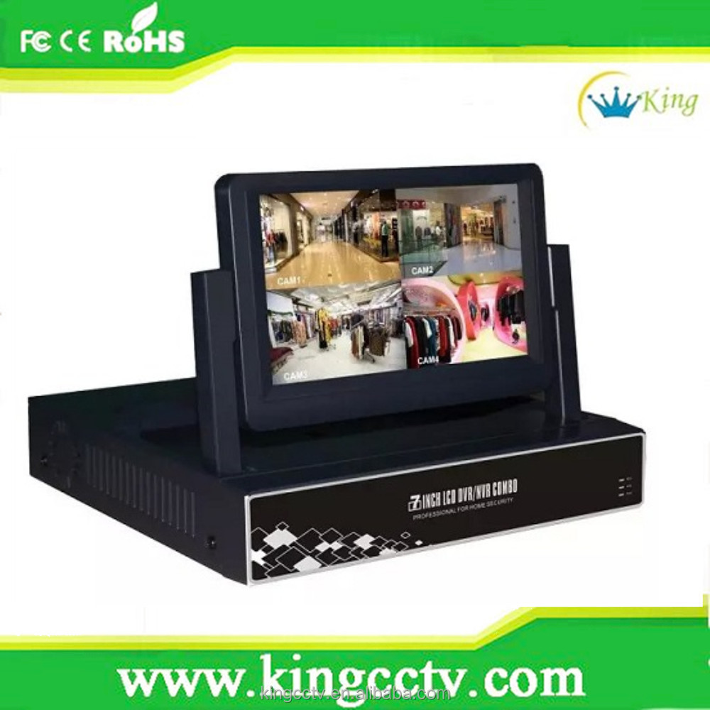 7 дюймов XVR  со встроенным ЖК-монитор