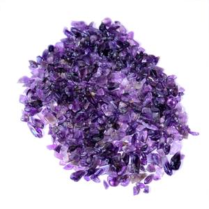 Pierre précieuse naturelle Améthyste brésilienne Chips Guérison Pierre de décoration pour la maison - Product Image 1