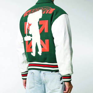 Vestes de protection pour hommes, vêtement en laine et cuir, design personnalisé de haute qualité, vente en gros - Product Image 4