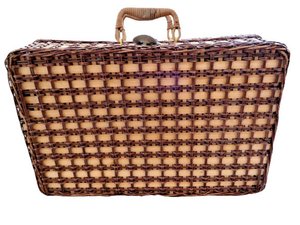 Big Deal ตะกร้าสานสไตล์วินเทจ,ตะกร้าหวายสานสำหรับปิกนิกพร้อมฝาปิด - Product Image 2