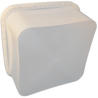 Couvercle de gobelet carré en PP IML inviolable de 3 litres pour l'étiquetage des emballages alimentaires de 100 oz (crème glacée, biscuits, yaourt, fromage, sucre/gelée, gâteau)
