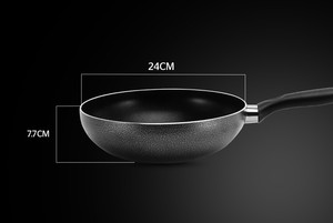 2024 Mejor precio Sunhouse Alta calidad Diseño moderno Antiadherente Aluminio Sartén profunda Característica ecológica - Product Image 3