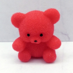 ตุ๊กตาหมีขนาดเล็ก 1 นิ้ว สีแดงคริสต์มาส สำหรับตกแต่งบ้านตุ๊กตาขนาดเล็กหรืองานฝีมือ - Product Image 2