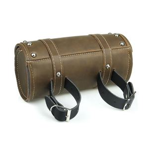 Motocyclette-Sac de Selle Universel en Cuir PU Respirant pour Vélo-Scooter en Cuir PU Outil Sissy-Bar Roll-Sacs de Rangement avec Sangles - Product Image 2