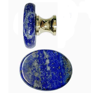 Exportation Qualité Bleu Lapis Lazuli Cristal Naturel Bouton pour Meubles Armoires Armoires Tiroirs Armoires Cuisines Hôtels - Product Image 1