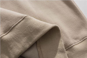 เสื้อฮู้ดซิปแบบโอเวอร์ไซส์ ผ้าหนา 420 GSM ล้างสีแบบแอซิดวอช พร้อมโลโก้สั่งทำพิเศษ สำหรับผู้ชาย ฤดูหนาว 100% - Product Image 5