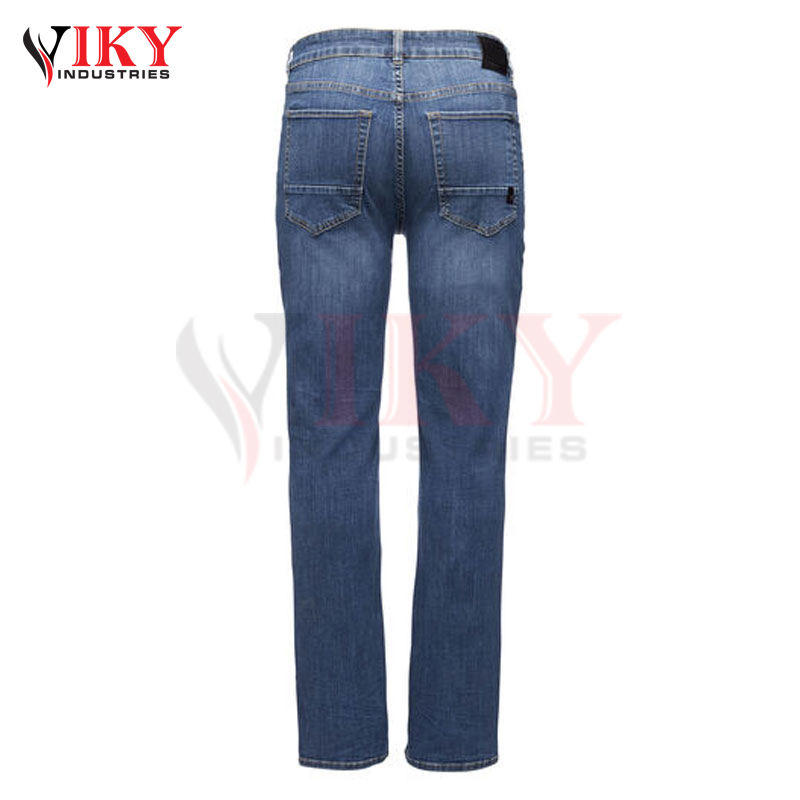 Denim Jeans Pent Men Stretch Denim Pants Elastic Waist Super