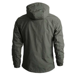 OEM-chaqueta Bomber para hombre, ropa de fábrica, venta al por mayor, Unisex, de primavera, bloque de Color, Softshell - Product Image 2