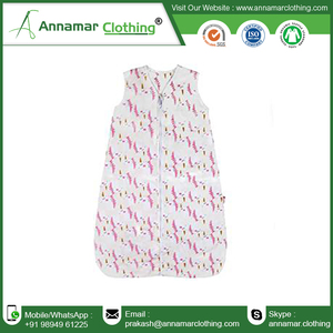 Top venta certificado 100 algodón orgánico bebé saco de dormir de bebé de alta calidad para bebés unisex con personalización - Product Image 6