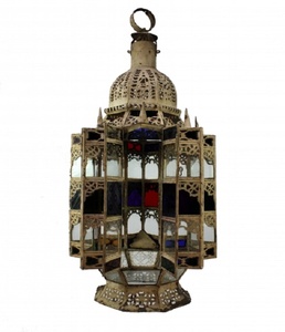 ทองเหลืองโมร็อกโกโคมไฟโคมไฟเทียนหอมเชิงเทียนคริสมาสต์ Diwali เชิงเทียนในราคาขายส่ง - Product Image 1