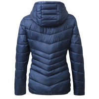 Dernier Style Doudoune Femme Matelassée Imperméable Respirante à Capuche pour Hiver Extérieur avec Broderie Motif Rayures Bulles