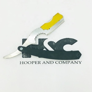 New Design Stainless Steel Straight Single Blade Barber Shaving Razor Private Label <b>Men's</b> Shaving Custom Logo Offer - Product Image 5