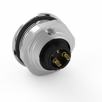 Connecteurs Nian-Yeong WP-02F2-99-11 M9 2 broches femelles à verrouillage arrière, à souder, étanches IP67, 125V 4A, filetage M12x0.5, divers modèles