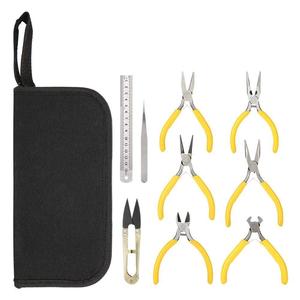 Juego de alicates de joyería de acero inoxidable a precio barato, kit de herramientas de alicates de joyería profesional de 9 piezas - Product Image 3