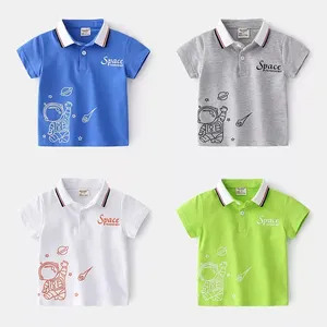 Camiseta tipo Polo para niños de 3 a 12 años, 2021