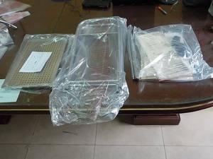 Panier à linge Landury traditionnel à roulettes en acier, écologique, de haute qualité, pour usage hôtelier, 54x35.5x73cm - Product Image 4