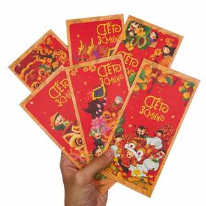 Diseño personalizado, paquete rojo de la suerte, Año Nuevo, 2019 - Product Image 1