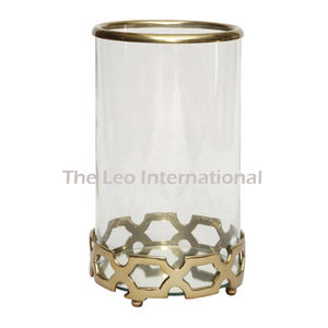 Decorative Candle Holder and Stainless Steel Metal Clear Glass in <b>T</b> <b>Light</b> for Home Living Bedroom Dining Table - Product Image 6