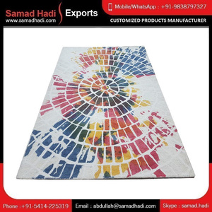 Alfombra de piso bordada de telar manual con estampado de sala de estar de lujo y alfombras de hotel a la venta al mejor precio, alta calidad - Product Image 5