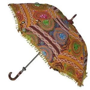 V R Crafts Rajasthani sun umbrella handmade cotton banjara work fashion umbrella