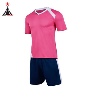 Producto caliente, uniforme de fútbol rosa y azul, uniforme de fútbol para adultos para hombres, ropa deportiva, kit de fútbol para hombres - Product Image 3