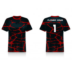 Vente en gros personnalisé de haute qualité 100% polyester Sublimation Esports Jersey Plus Size séchage rapide respirant couleurs personnalisées tailles - Product Image 3