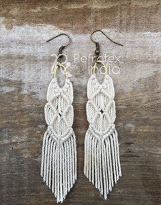 Fait main Coton Macramé Bijoux - Product Image 1