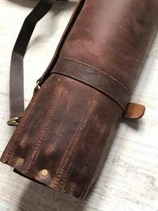 Rollo de cuchillos de cuero grande de 16 bolsillos de calidad Premium, bolsa de Chef de cuero, rollo de herramientas - Product Image 6