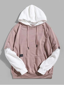 Sweater Hoodies Embroideries Logo Fleece PullOver Men's Hoodie Custom Hoodies - Product Image 5