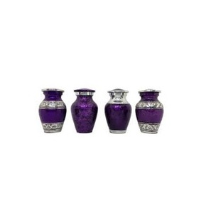 Venta directa Recuerdo para cenizas Precio bajo Urna de recuerdo de metal de alta calidad Mini recuerdo decorativo elegante para cenizas - Product Image 2