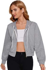 Ensemble survêtement deux pièces pour femme, avec capuche et pantalon de jogging, tenue de Sport, logo personnalisé, prix d'usine - Product Image 6