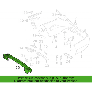 Barra de Impacto para Parachoques Trasero OEM 2056100014 para <span class=keywords><strong>Mercedes</strong></span> <span class=keywords><strong>Benz</strong></span> Clase <span class=keywords><strong>C</strong></span> W205 - Product Image 6