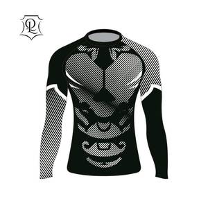 OEM Design Compression Rash Guard Custom Sublimation <b>Swimming</b> <b>Mens</b> Rash Guards <b>Men</b> Protection <b>Shirt</b> - Product Image 1