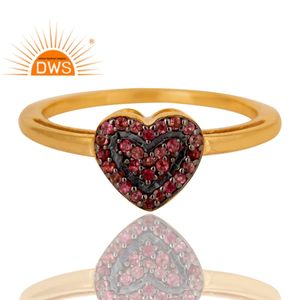 Meilleur Vente 2022 Sterling Argent Naturel Rose Tourmaline Pierre en Forme De Cœur Design Anneau Pour Femmes Bijoux Fabricant - Product Image 2