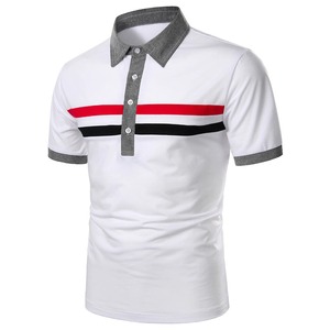 Camiseta blanca de manga corta para hombre, Polo informal de verano con cuello redondo, camiseta de la mejor calidad - Product Image 1
