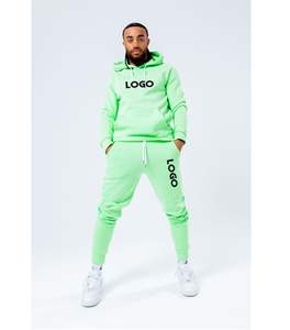 Ensemble de survêtement pour homme, couleur crème, pull à capuche et pantalon, Jogging, survêtement unisexe - Product Image 6