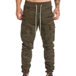 Joggers athlétiques taille haute Mélange de coton éponge à séchage rapide Styles de voyage d'entraînement décontractés droits personnalisables avec poches latérales - Product Image 2