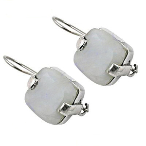 Antique Gemstone <b>silver</b> Earrings jewelry, 925 Sterling <b>Silver</b> Jewelry - Product Image 1