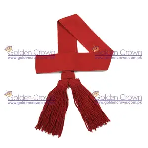 Wholesale Ceremonial Silk Woolen Waist Wholesale Warrant Officer Crimson Sergeant Sashes | Sash Warrant Officers