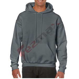 เสื้อฮู้ดผ้าฝ้าย100% แบบถักลายสีพื้น - Product Image 2