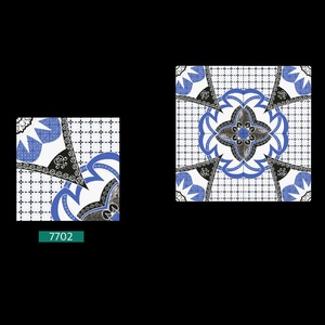 Carreaux de sol décoratifs en porcelaine polie au design simple de couleur blanche 40x40cm - Product Image 6