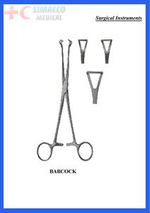 Fórceps Babcock de calidad media Instrumentos quirúrgicos de acero inoxidable de 8 "y 10" con base de madera y plástico alimentada por maquinaria - Product Image 5