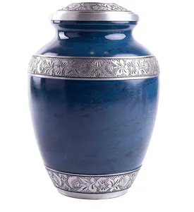 Urna de metal para cremación de cenizas, recuerdo de calidad increíble para urnas de cremación de humanos para tus amados - Product Image 1