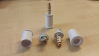 Adaptateur de casque de type NATO de remplacement, type d'assemblage FJ3A, connecteur mâle SP113 pour casque d'hélicoptère David Clark