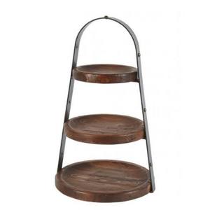 Top designer indien support à cupcake en bois d'acacia à 3 niveaux fabricant et exportateur en gros directement de l'usine - Product Image 2