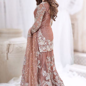 Vestido de novia con cuentas de cristal, elegante vestido de novia con cuentas de cristal, trabajo de piedra para boda = 2021 - Product Image 1