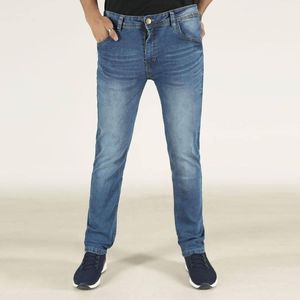 Nuevo Diseño, Mejor Calidad, Calidad de Exportación, Gran Venta, Jeans Rectos de Cintura Media para Hombre, Color Oscuro, Artículo Moderno - Product Image 1