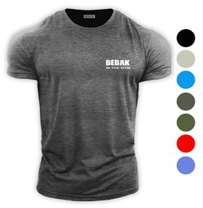 T-shirts d'été en coton pour hommes, vêtements de gymnastique avec impression personnalisée et matériau de haute qualité, utilisé à bas prix - Product Image 2